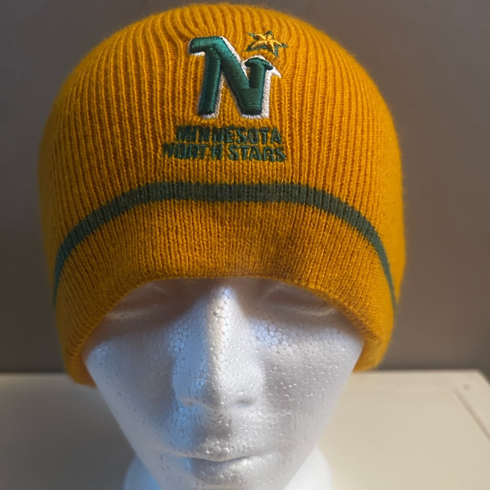 Minnesota North Stars Yellow Knit Beanie